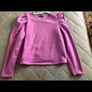 Zara large puff sleeve top. Super cute